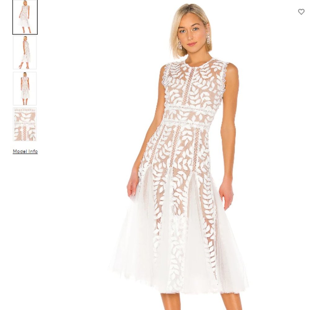 Revolve Saba Blanca Midi Dress from Bronx & Banco Size Small - New with Tags